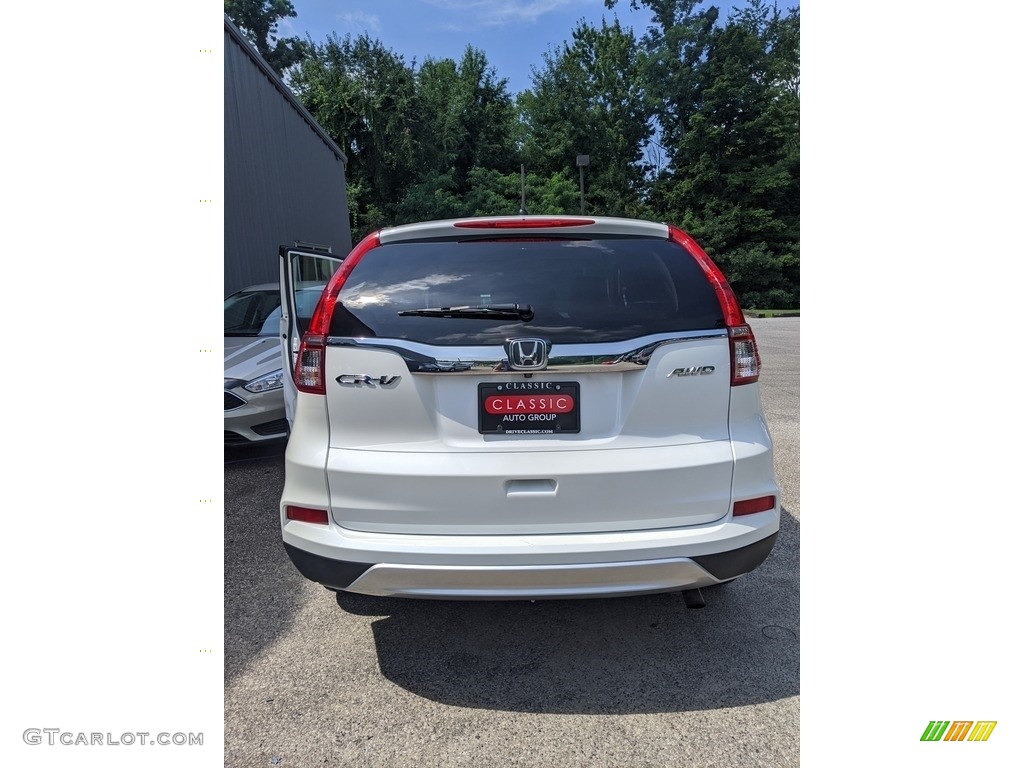 2016 CR-V EX AWD - White Diamond Pearl / Gray photo #2