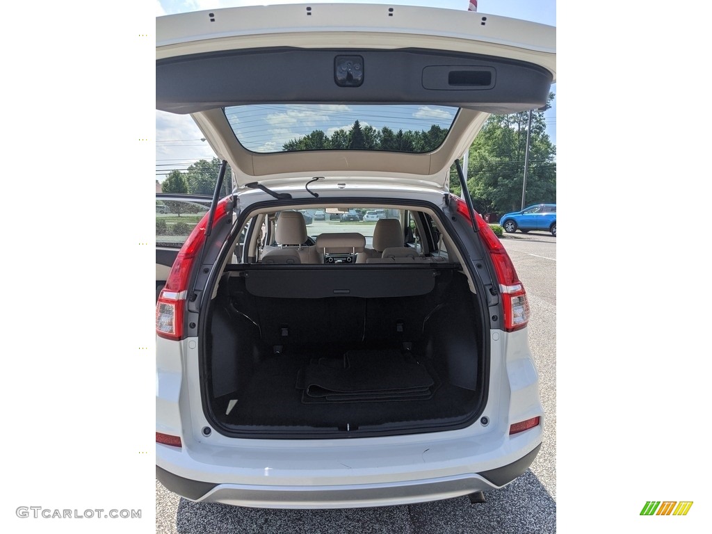 2016 CR-V EX AWD - White Diamond Pearl / Gray photo #5