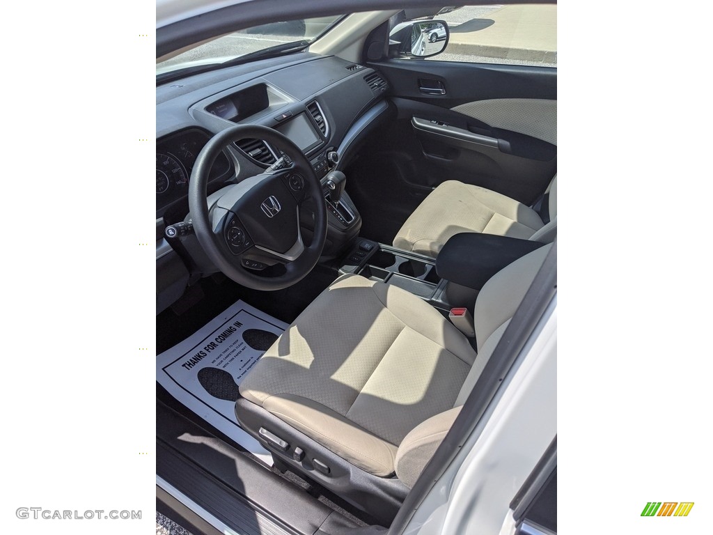 2016 CR-V EX AWD - White Diamond Pearl / Gray photo #8