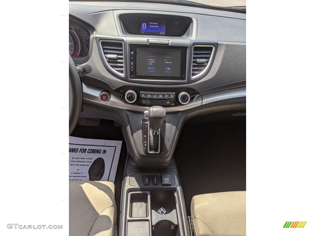 2016 CR-V EX AWD - White Diamond Pearl / Gray photo #9