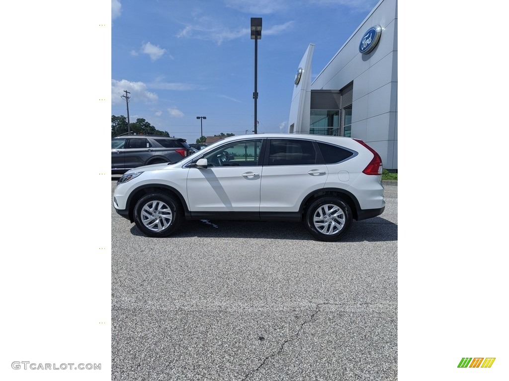 2016 CR-V EX AWD - White Diamond Pearl / Gray photo #11