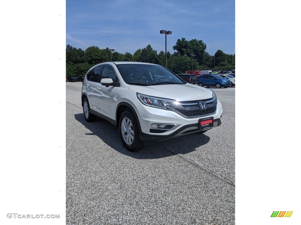 2016 CR-V EX AWD - White Diamond Pearl / Gray photo #13