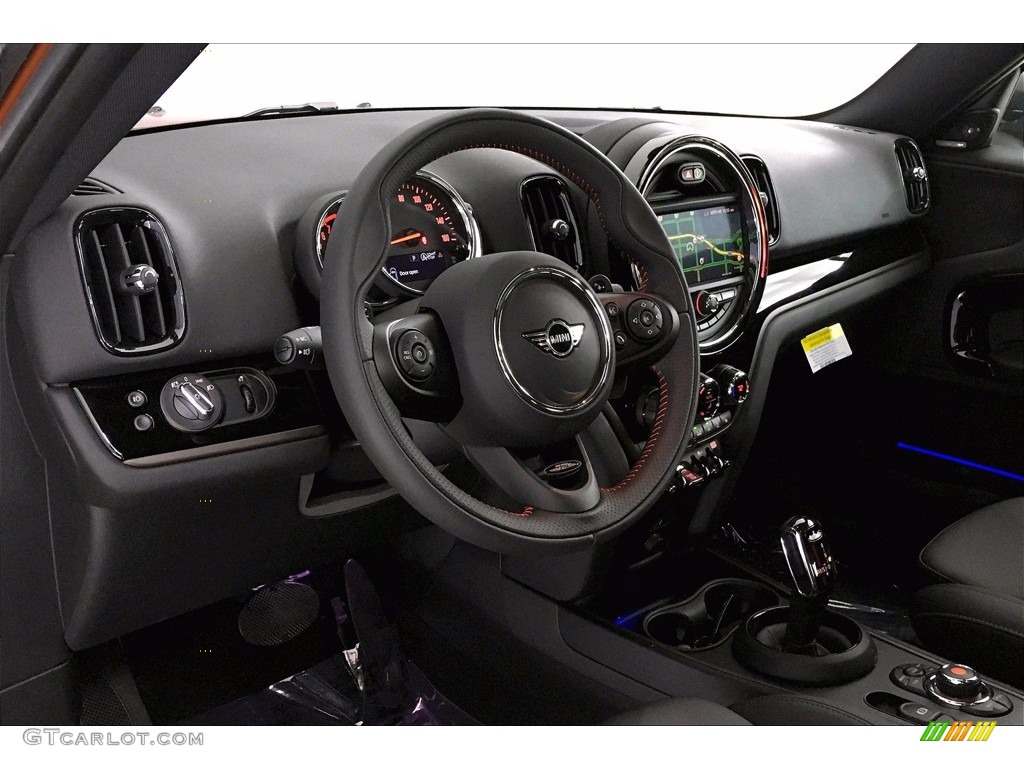 2020 Mini Countryman Cooper S Carbon Black Steering Wheel Photo #139180458