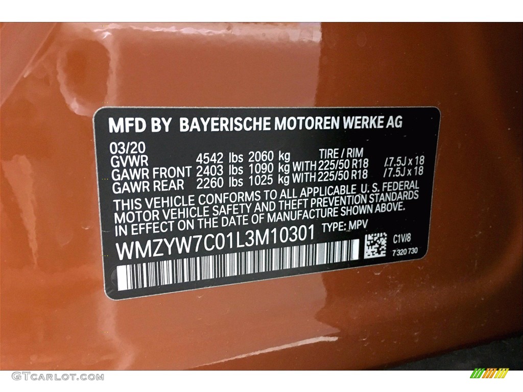 2020 Countryman Color Code C1V for Chestnut Photo #139180683