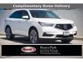 White Diamond Pearl 2017 Acura MDX Technology SH-AWD