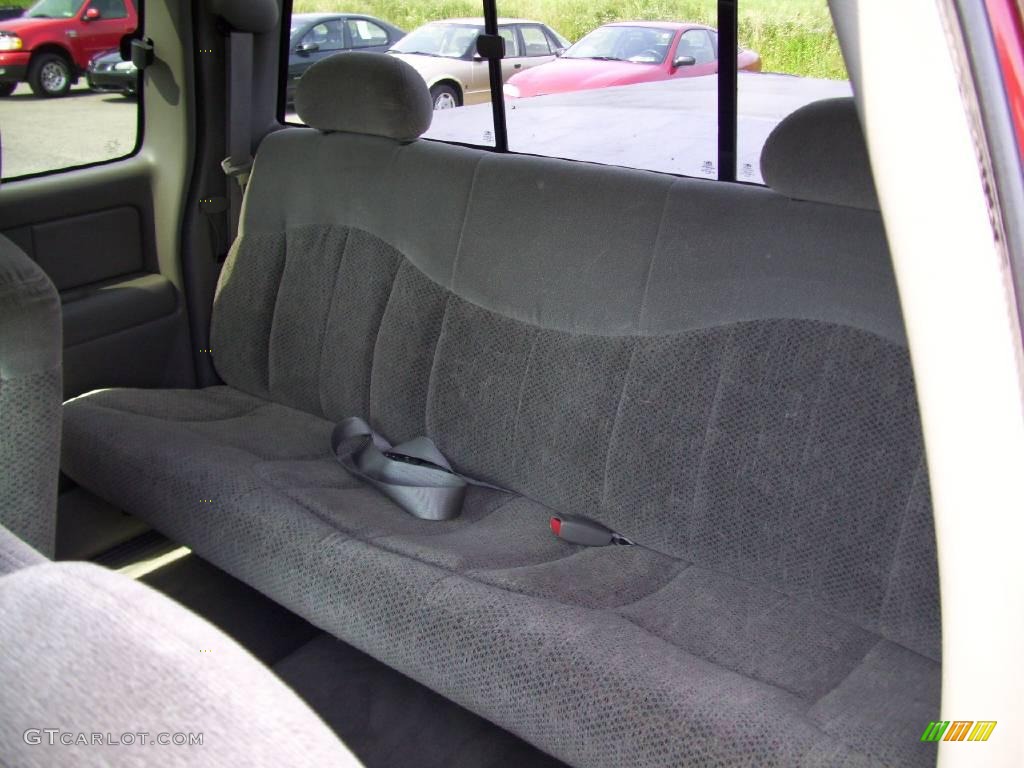 1999 Silverado 1500 LS Extended Cab 4x4 - Dark Carmine Red Metallic / Medium Gray photo #13