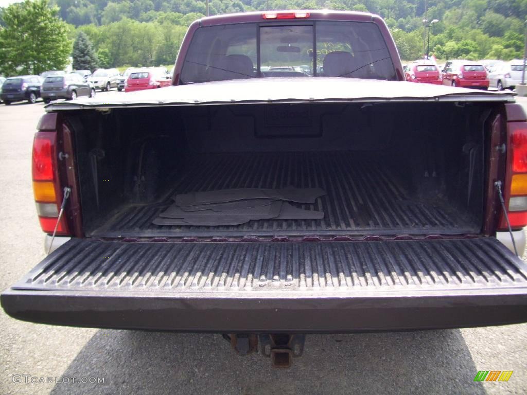 1999 Silverado 1500 LS Extended Cab 4x4 - Dark Carmine Red Metallic / Medium Gray photo #14