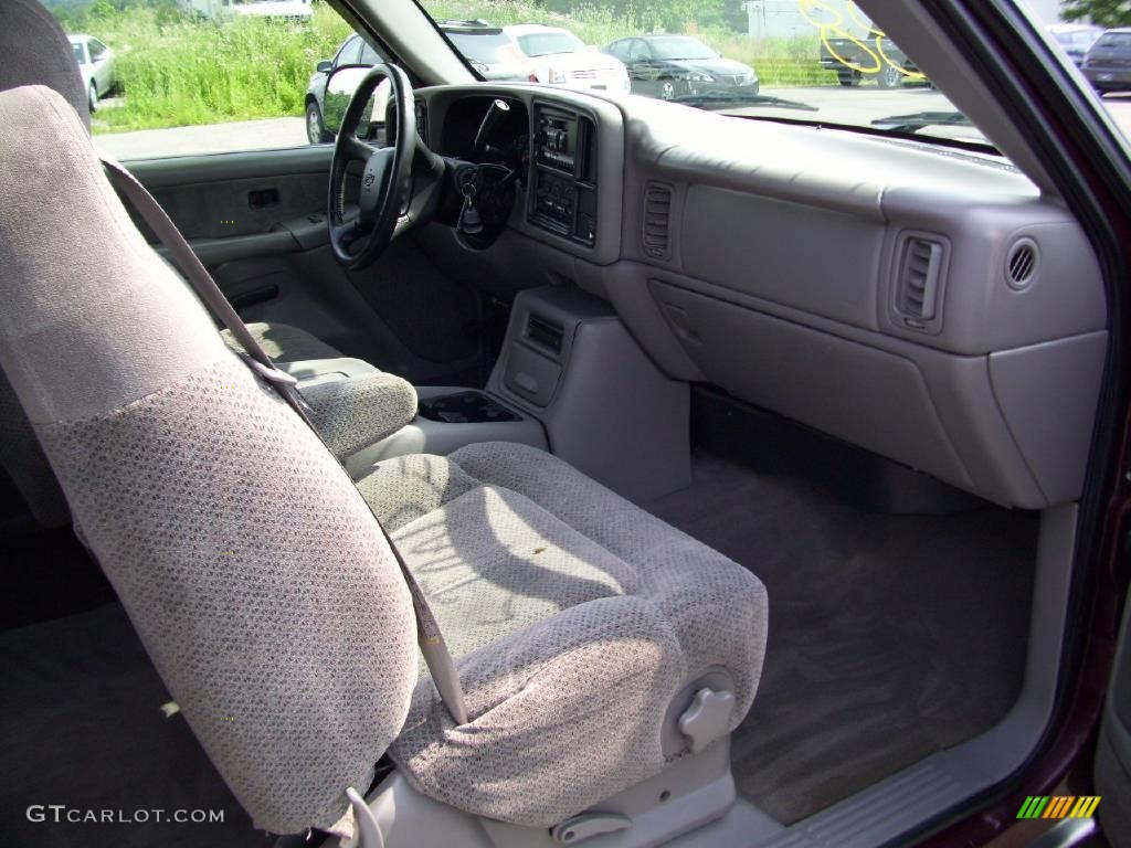 1999 Silverado 1500 LS Extended Cab 4x4 - Dark Carmine Red Metallic / Medium Gray photo #16