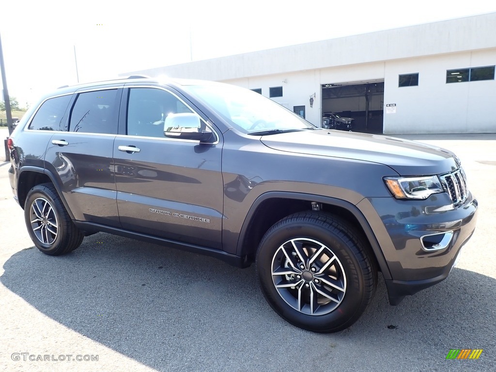 2020 Grand Cherokee Limited 4x4 - Granite Crystal Metallic / Black photo #3