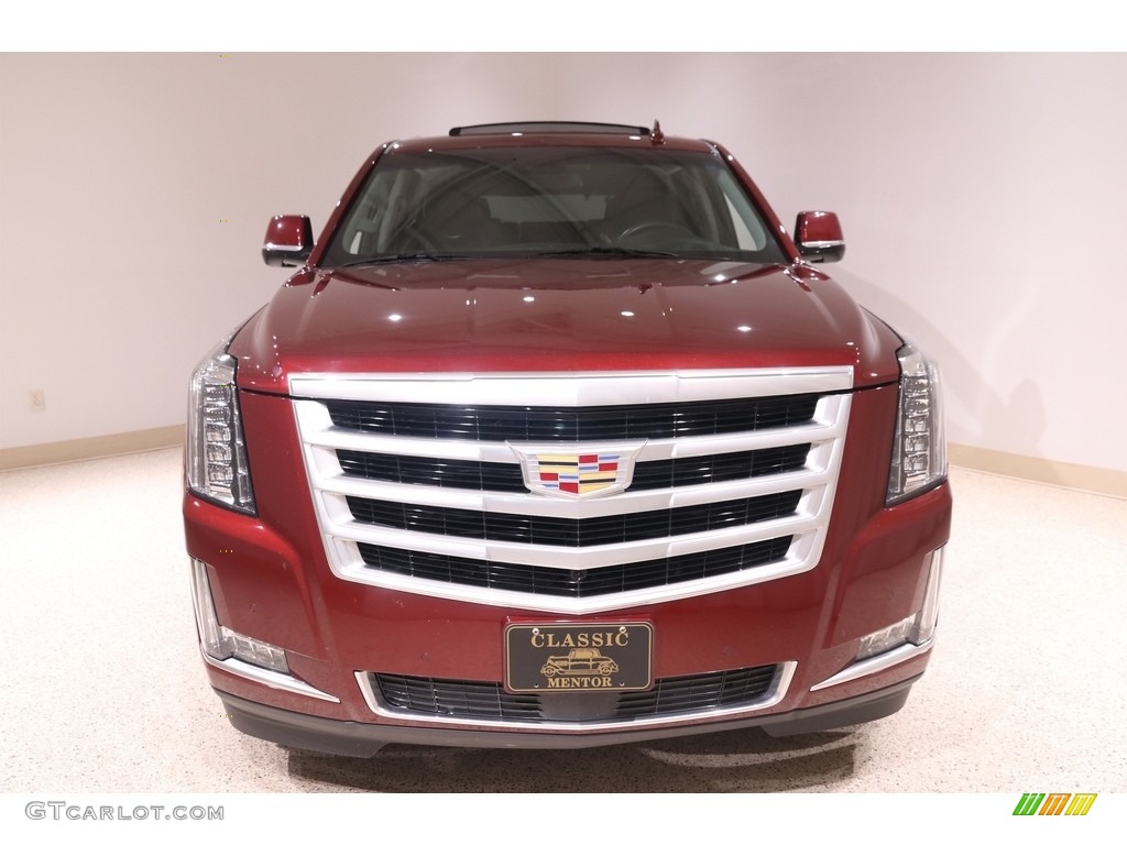 2017 Escalade Luxury 4WD - Red Passion Tintcoat / Jet Black photo #2