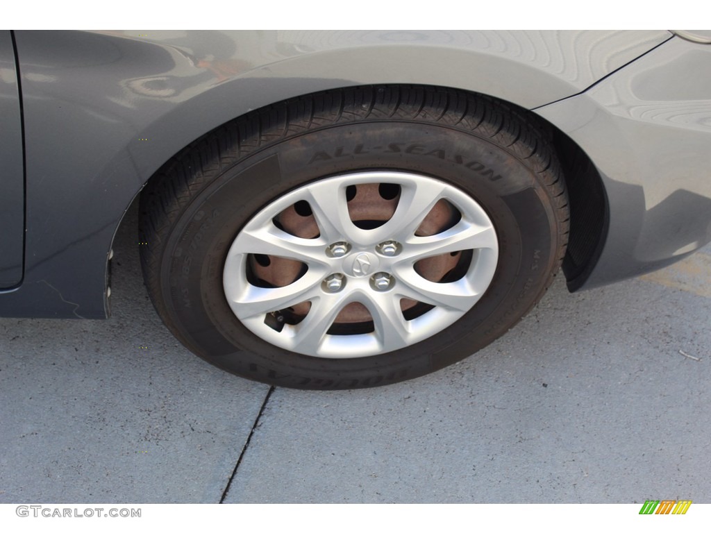 2012 Accent GLS 4 Door - Cyclone Gray / Gray photo #12