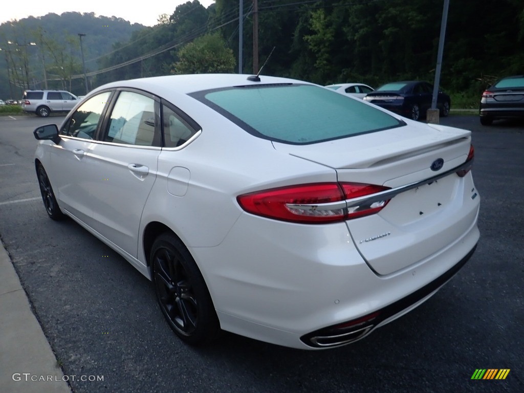 2018 Fusion SE AWD - White Platinum / Ebony photo #5