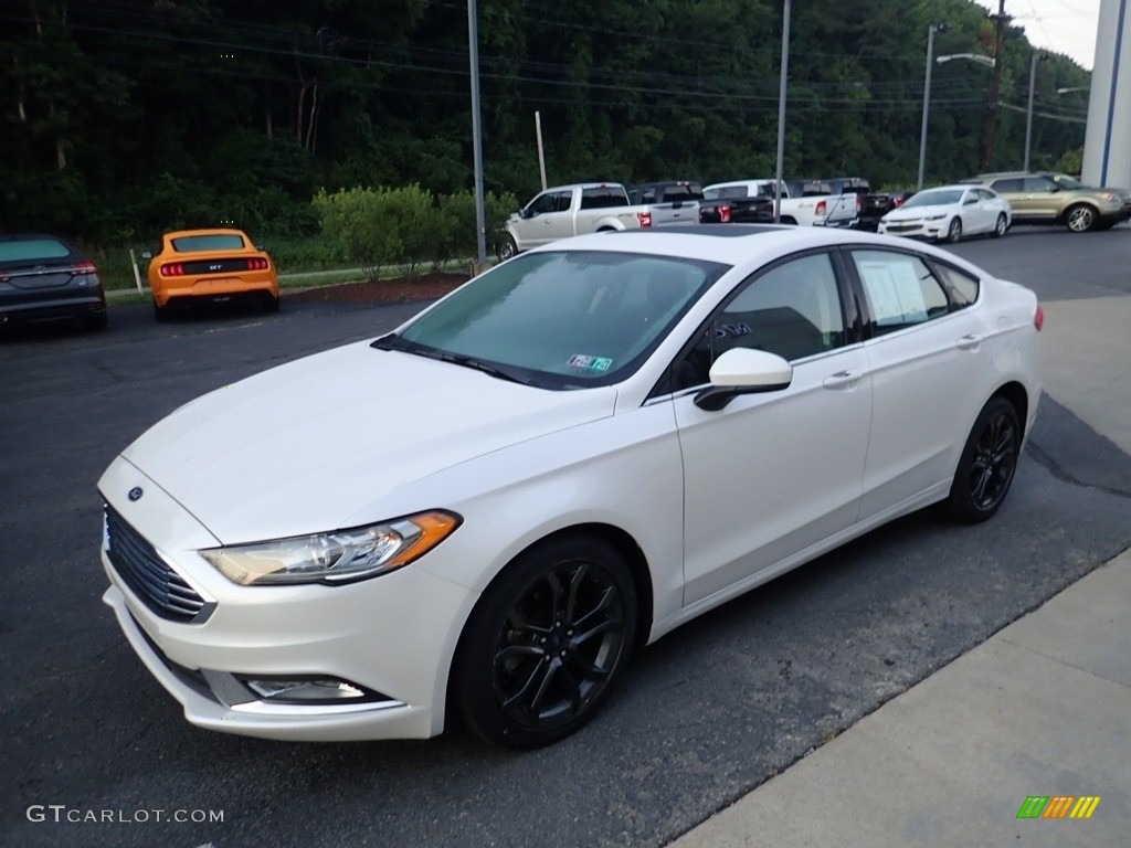 2018 Fusion SE AWD - White Platinum / Ebony photo #7