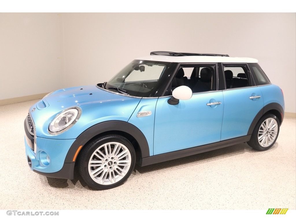 2018 Hardtop Cooper S 4 Door - Electric Blue Metallic / Carbon Black photo #3