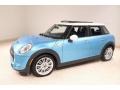 2018 Electric Blue Metallic Mini Hardtop Cooper S 4 Door  photo #3