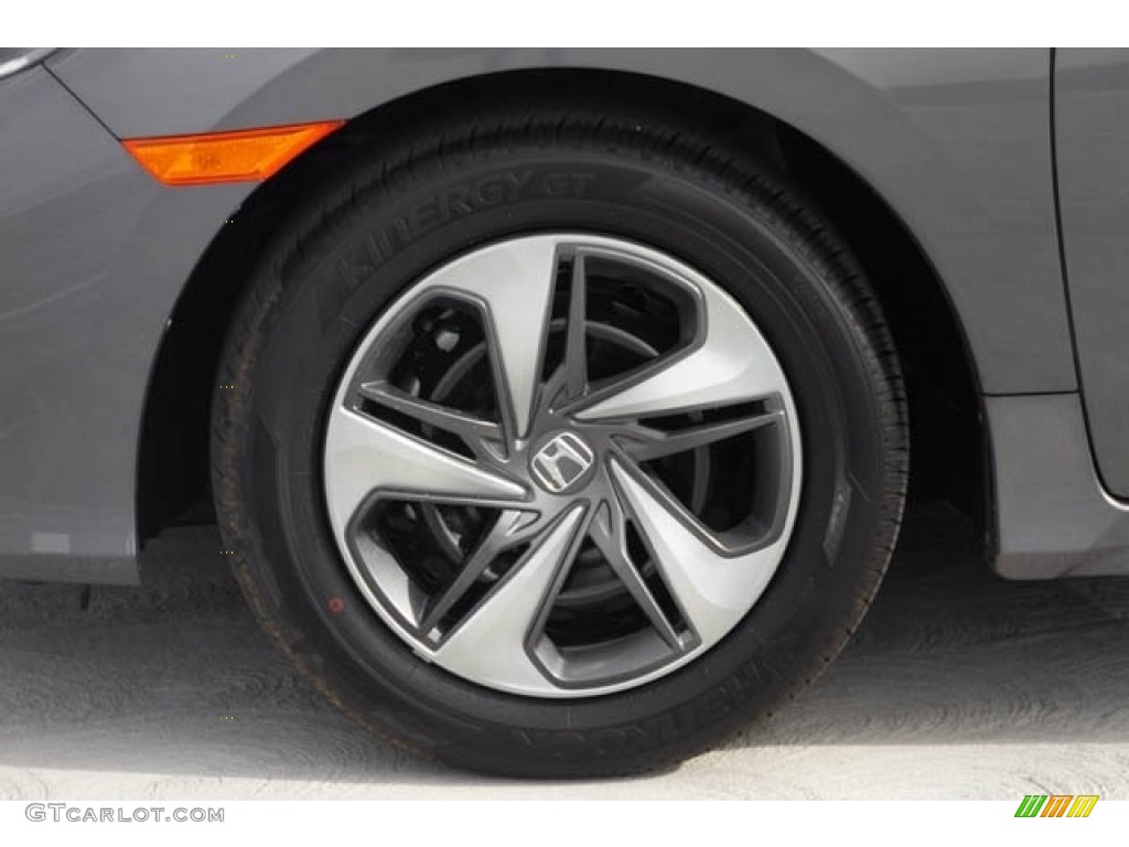 2020 Civic LX Sedan - Modern Steel Metallic / Gray photo #11