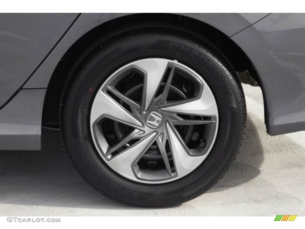 2020 Civic LX Sedan - Modern Steel Metallic / Gray photo #12