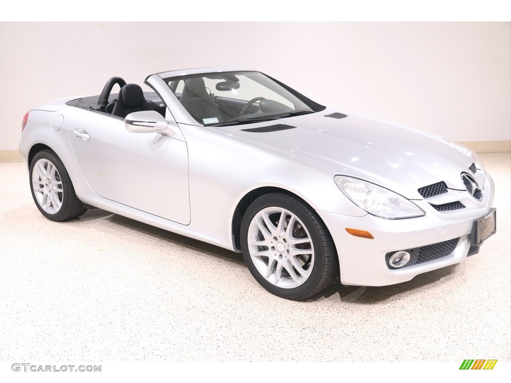 2009 SLK 300 Roadster - Iridium Silver Metallic / Black photo #1