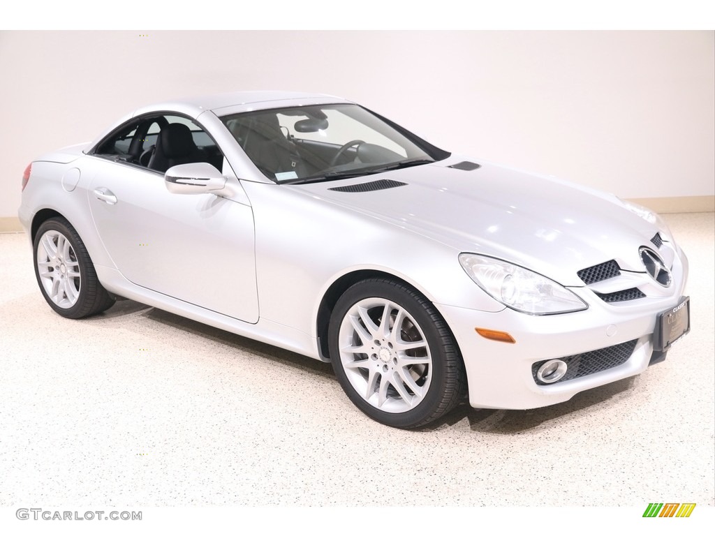 2009 SLK 300 Roadster - Iridium Silver Metallic / Black photo #2