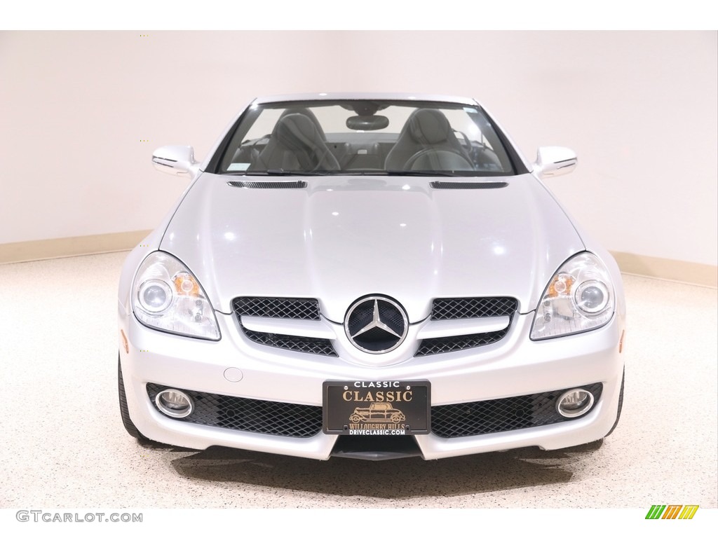2009 SLK 300 Roadster - Iridium Silver Metallic / Black photo #3