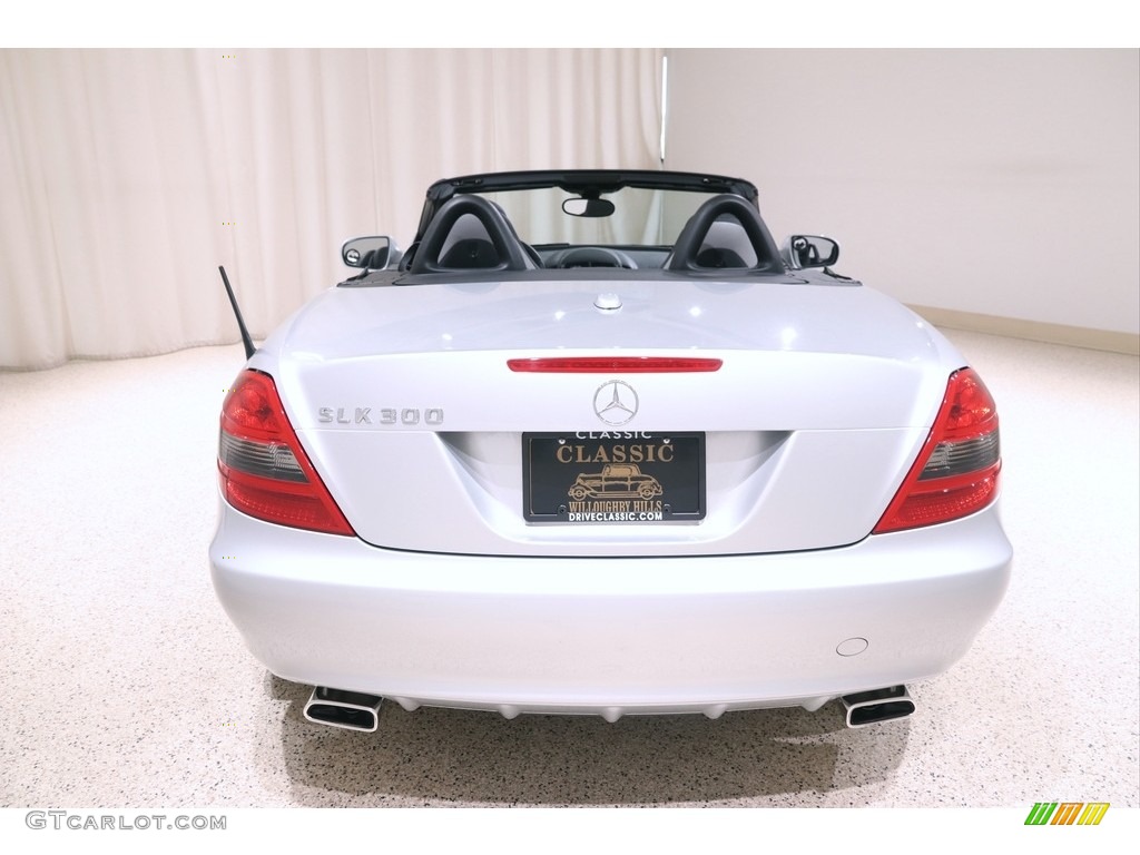 2009 SLK 300 Roadster - Iridium Silver Metallic / Black photo #21