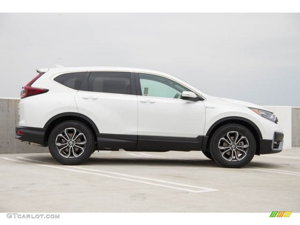 2020 CR-V EX-L AWD Hybrid - Platinum White Pearl / Black photo #6