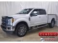 Ingot Silver - F250 Super Duty Lariat Crew Cab 4x4 Photo No. 1