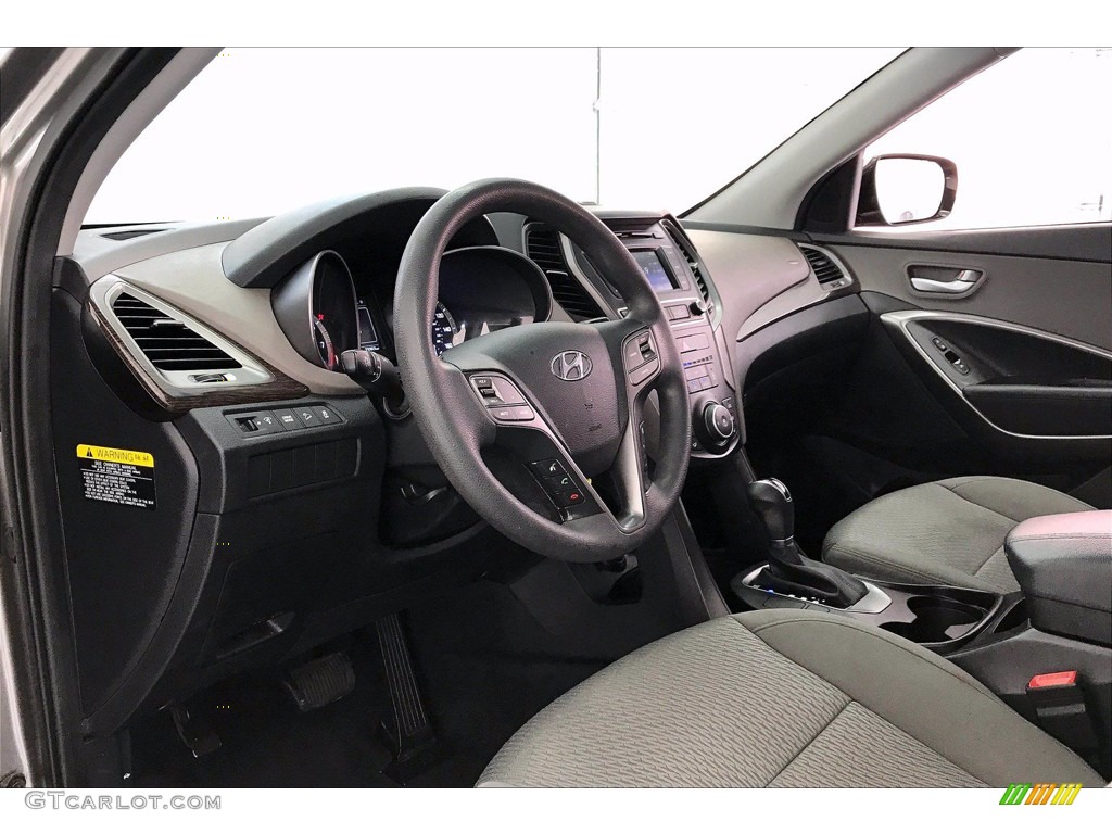 Gray Interior 2017 Hyundai Santa Fe Sport FWD Photo #139186768