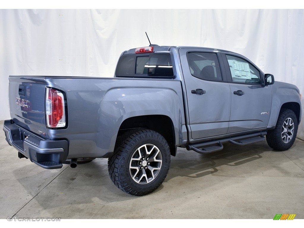 Satin Steel Metallic 2021 GMC Canyon AT4 Crew Cab 4WD Exterior Photo #139187365