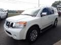 2015 Pearl White Nissan Armada Platinum 4x4  photo #6