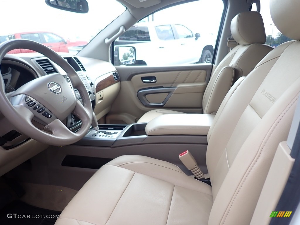Almond Interior 2015 Nissan Armada Platinum 4x4 Photo #139188445