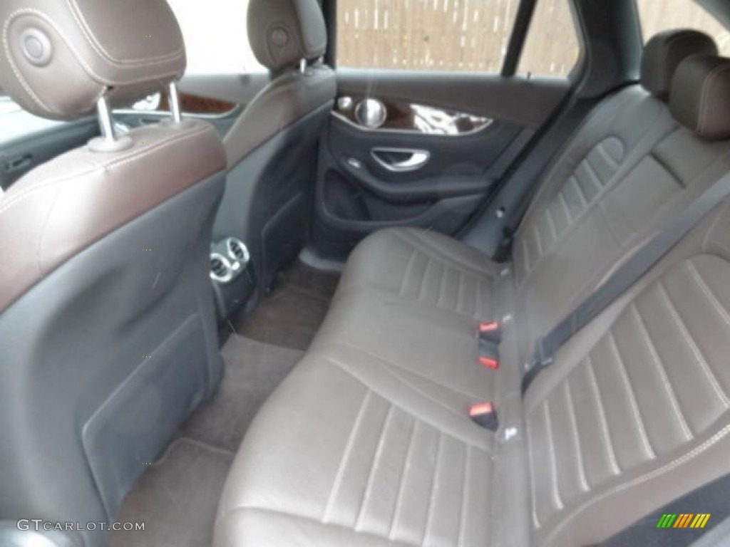 Espresso Brown/Black Interior 2017 Mercedes-Benz GLC 300 4Matic Photo #139188532