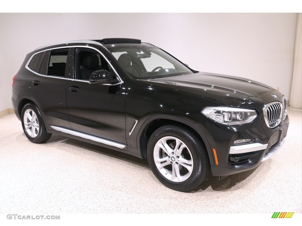 2020 X3 xDrive30i - Jet Black / Black photo #1