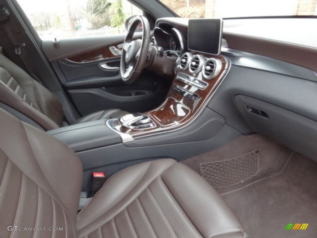 Espresso Brown/Black Interior 2017 Mercedes-Benz GLC 300 4Matic Photo #139188805