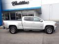 Quicksilver Metallic 2017 GMC Canyon SLE Extended Cab 4x4 All-Terrain Exterior