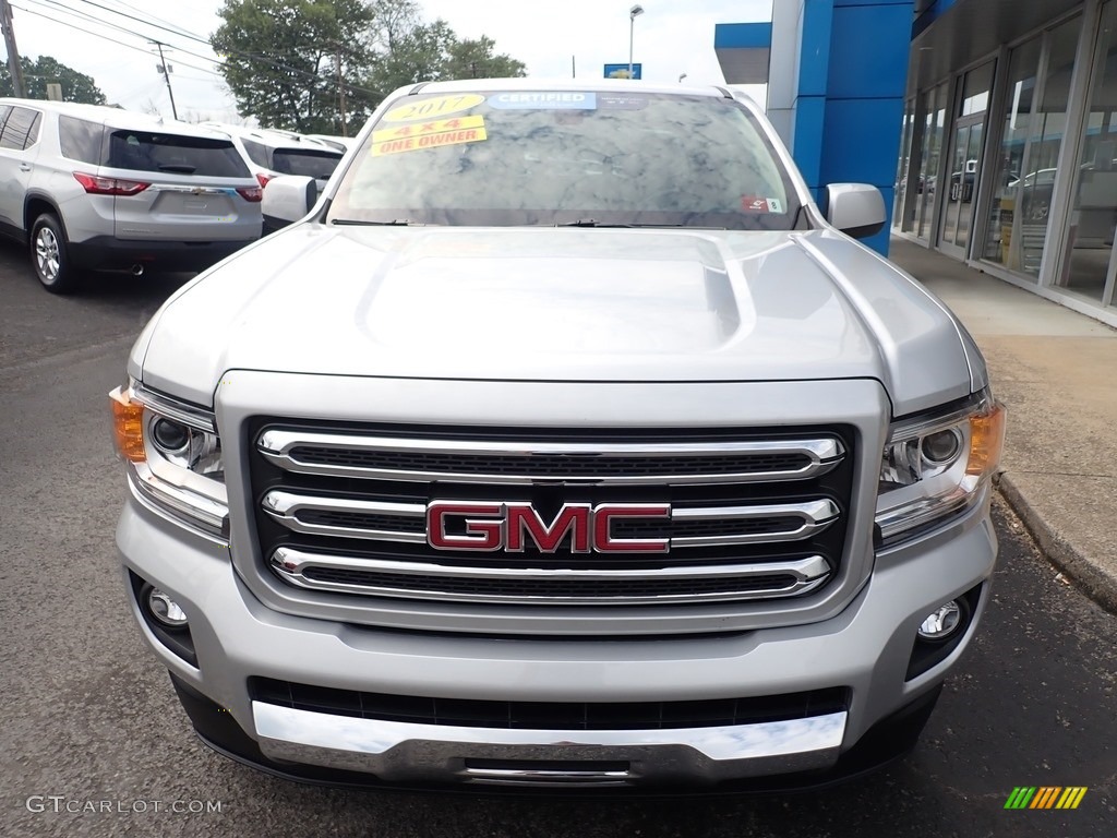 Quicksilver Metallic 2017 GMC Canyon SLE Extended Cab 4x4 All-Terrain Exterior Photo #139189191