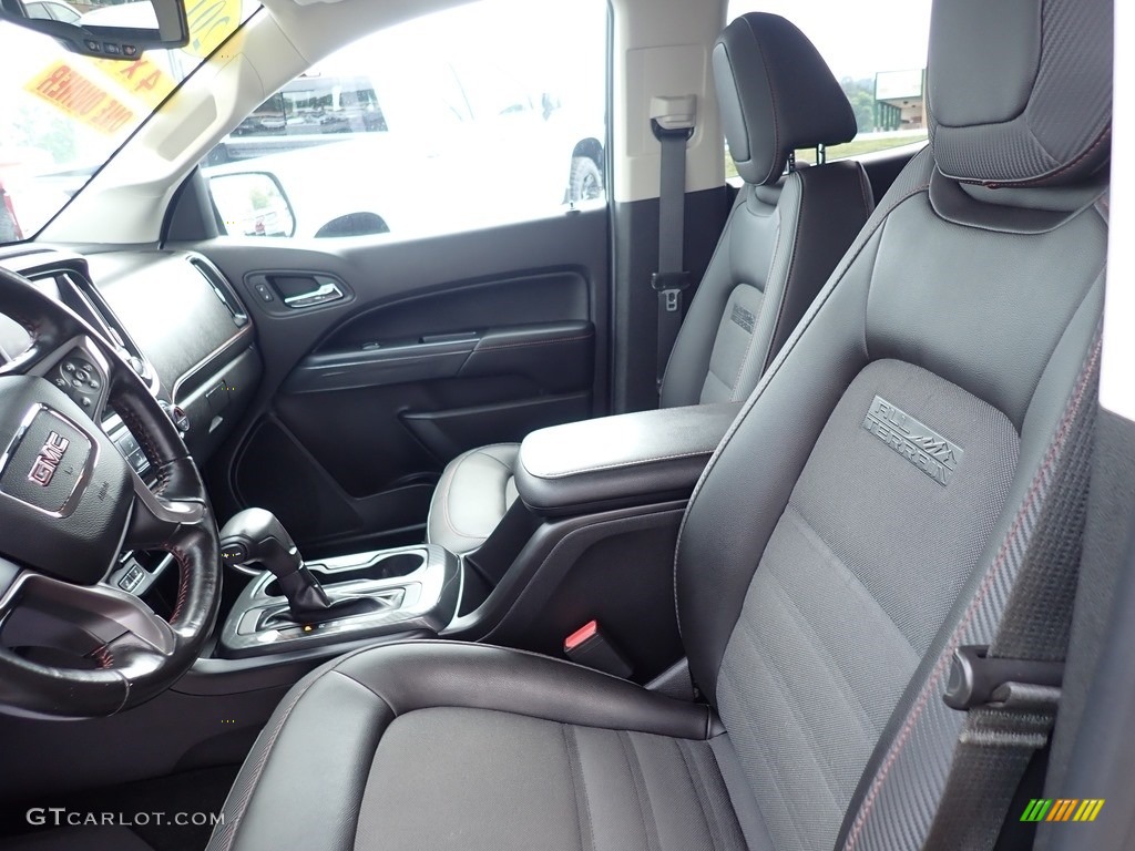 Jet Black Interior 2017 GMC Canyon SLE Extended Cab 4x4 All-Terrain Photo #139189282