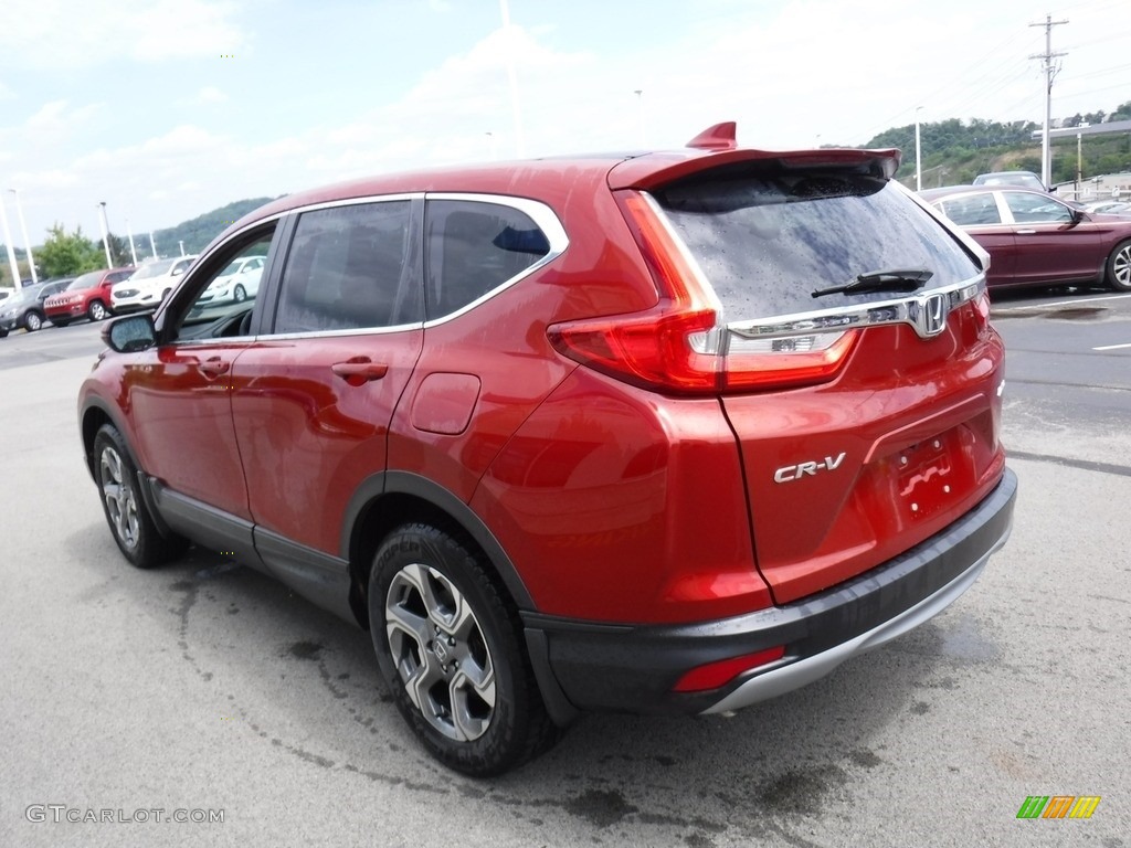 2018 CR-V EX AWD - Molten Lava Pearl / Ivory photo #8