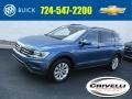 Blue Silk Metallic 2019 Volkswagen Tiguan SE 4MOTION