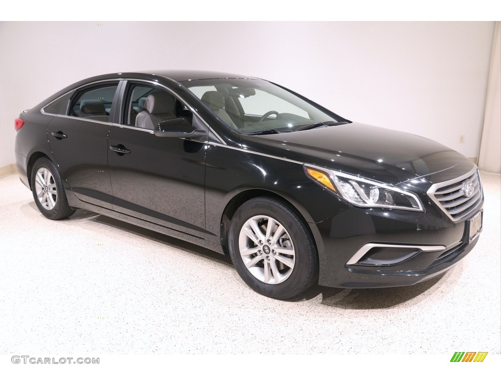 Phantom Black 2017 Hyundai Sonata SE Exterior Photo #139189776