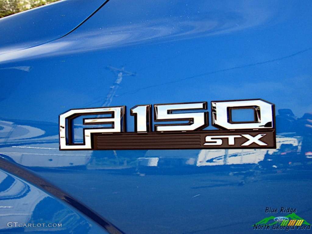 2020 F150 STX SuperCrew 4x4 - Velocity Blue / Black photo #26
