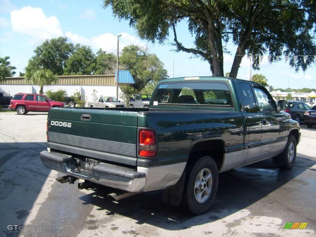 1999 Ram 1500 SLT Extended Cab - Forest Green Pearl / Mist Gray photo #3