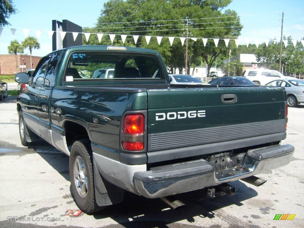 1999 Ram 1500 SLT Extended Cab - Forest Green Pearl / Mist Gray photo #5