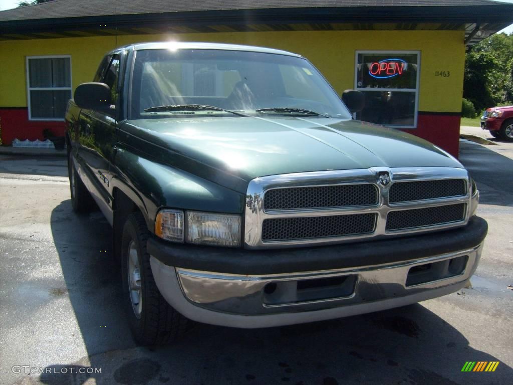 1999 Ram 1500 SLT Extended Cab - Forest Green Pearl / Mist Gray photo #9
