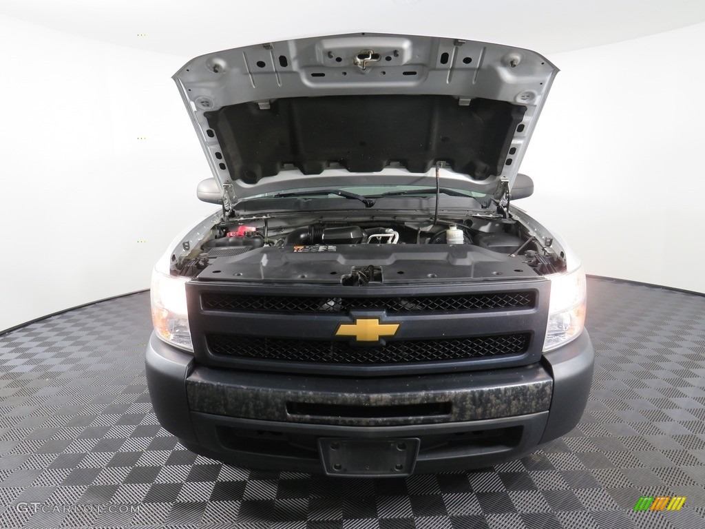 2013 Silverado 1500 Work Truck Regular Cab - Silver Ice Metallic / Dark Titanium photo #5