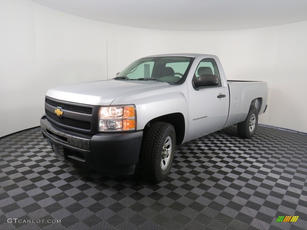 2013 Silverado 1500 Work Truck Regular Cab - Silver Ice Metallic / Dark Titanium photo #7