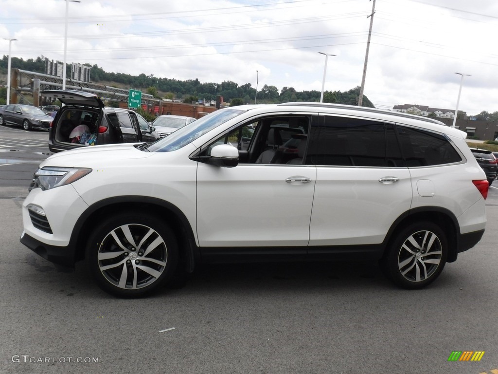 White Diamond Pearl 2016 Honda Pilot Touring AWD Exterior Photo #139192738