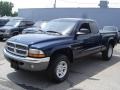 2001 Patriot Blue Pearl Dodge Dakota SLT Club Cab 4x4  photo #1