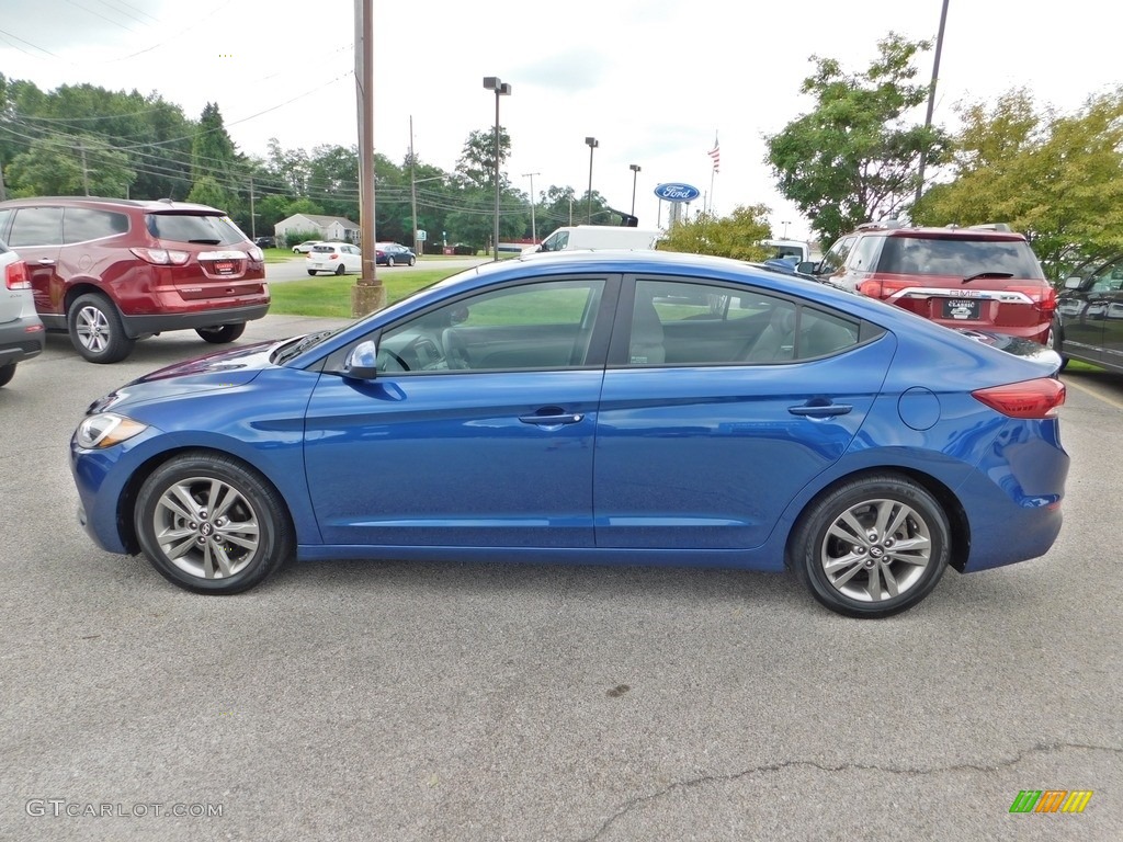 Lakeside Blue 2018 Hyundai Elantra SEL Exterior Photo #139193548