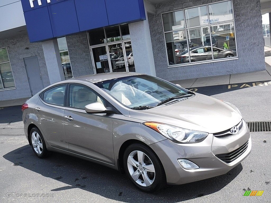 2013 Elantra GLS - Desert Bronze / Beige photo #1